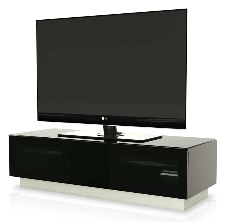 Alphason Element 1250 Black TV Cabinet for up to 60 inch TVs