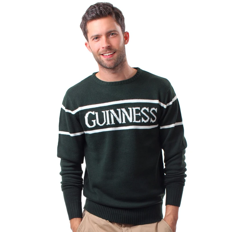 Guinness Bottle Green Crew Neck Sweater (Medium) - Image 1