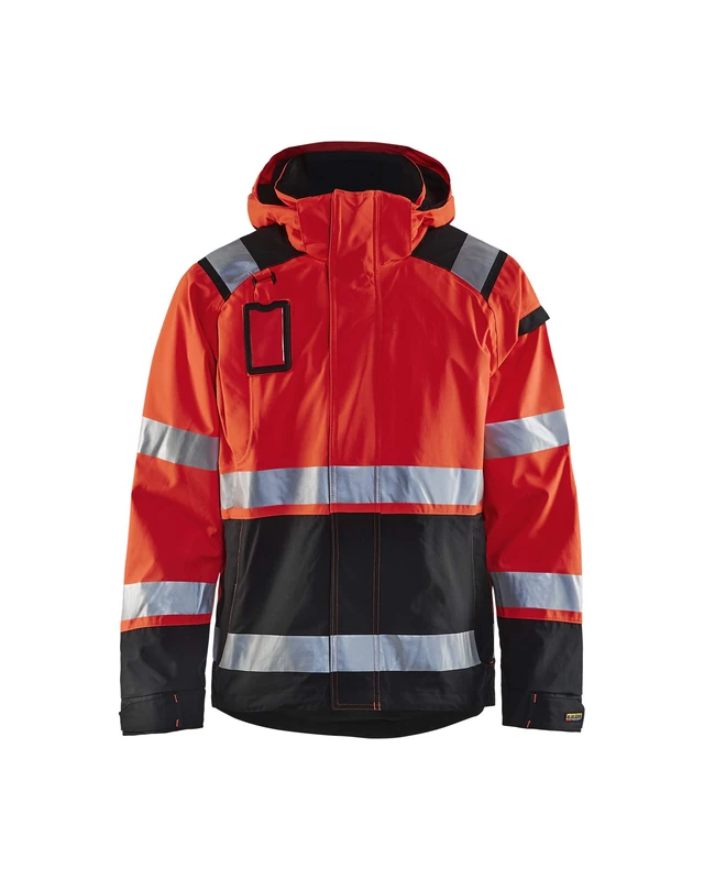 Blakläder 498719875599L Size Large High Visibility Jacket - Red/Black