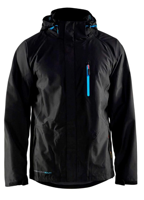 Blakläder 486619469900XXXL Size 3X-Large Rain Jacket - Black