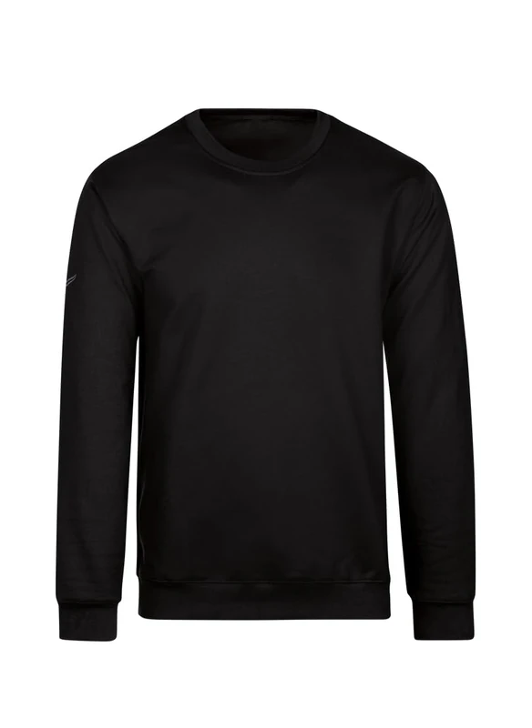 Trigema Sweatshirt, black, L - Image 1