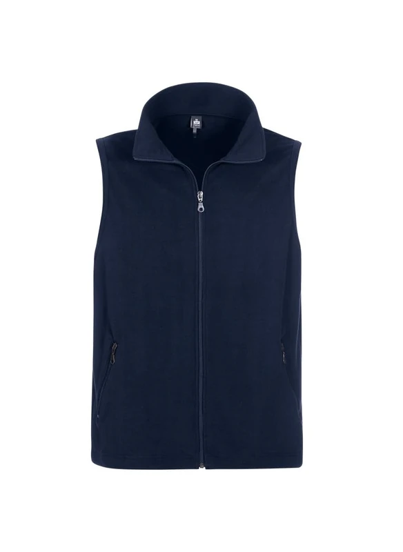 Trigema Women's Fleece Weste Gilet, Blue (Navy 046), 10 (Size: S)