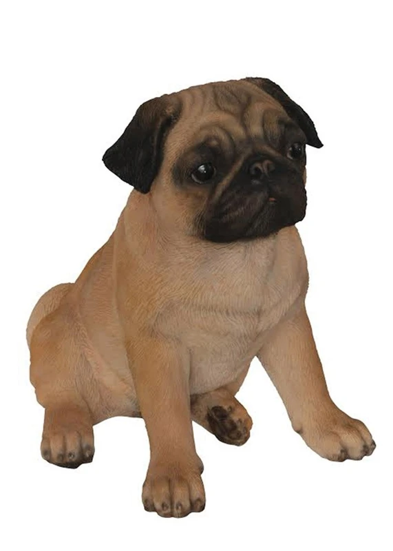 HI-LINE Gift Ltd. Pug Dog Statue