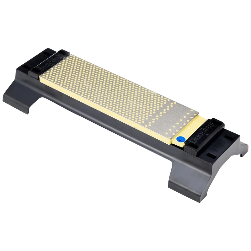 DMT WM8CX-WB Coarse/Extra-Coarse Duo Sharp Plus Bench Stone with Base, Grey, 8-Inch