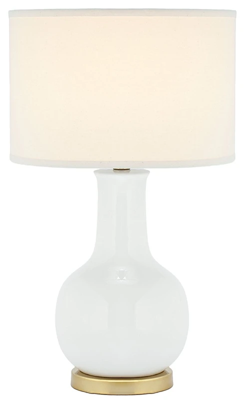 SAFAVIEH Modern Ceramic Table Lamp, in White