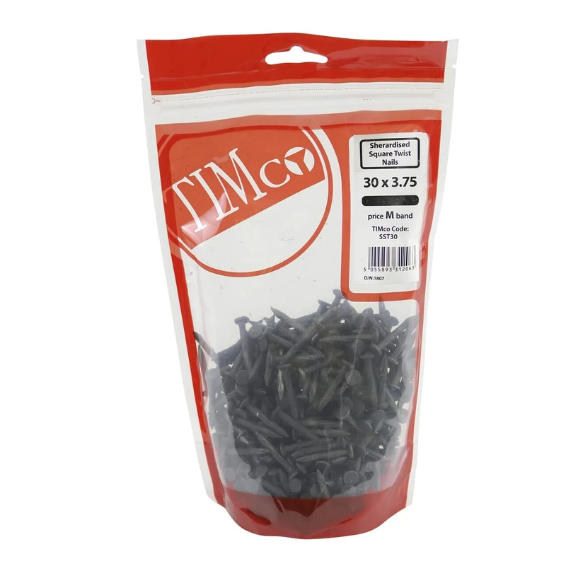 TIMCO Sherardised Square Twisted Nail - 30 x 3.75-25kg Box