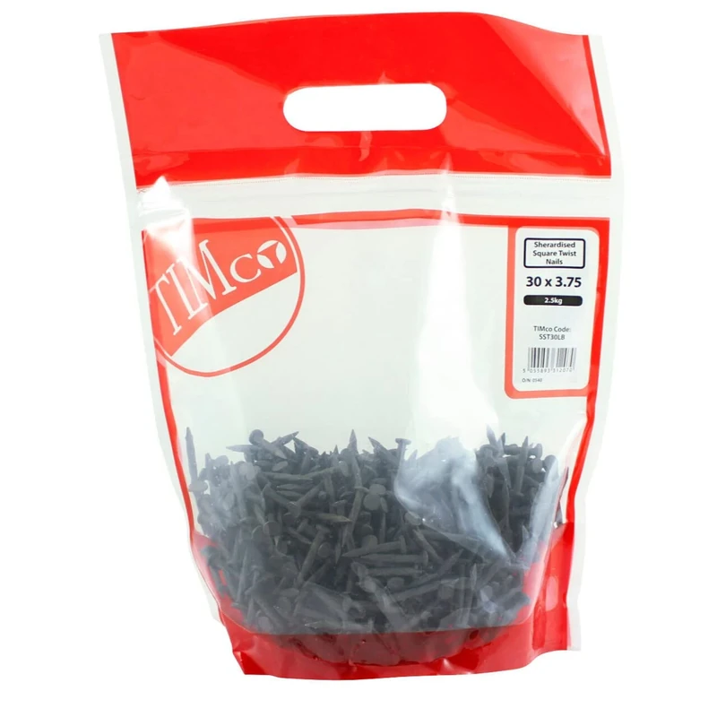 TIMco SST40 Sherardised Square Twisted Nail 40 x 3.75 - (25kg Box)