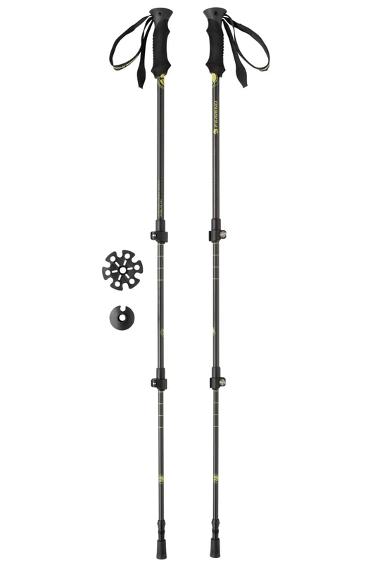 Ferrino Kailash Trekking Poles, Black