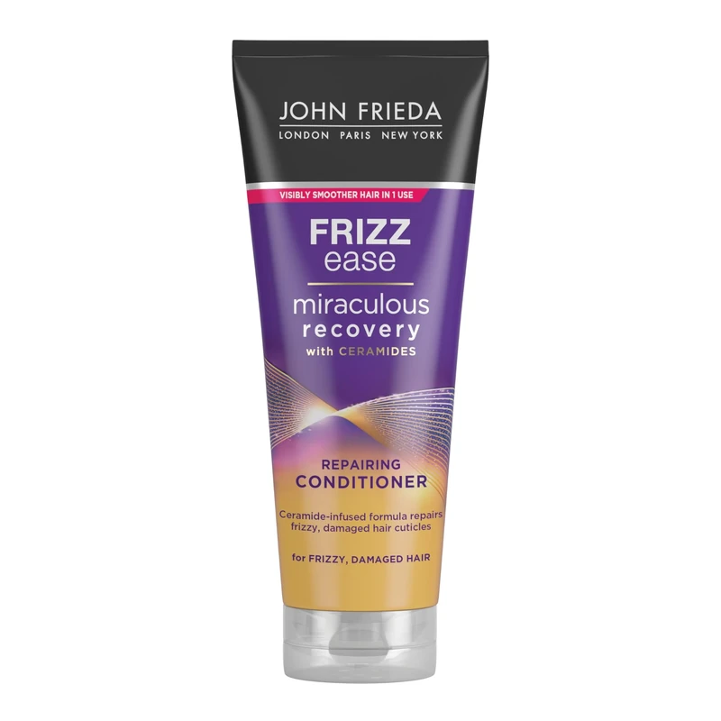 John Frieda Frizz Ease Miraculous Recovery Repairing Conditioner 250ml, Smoothing Conditioner for Frizzy Hair