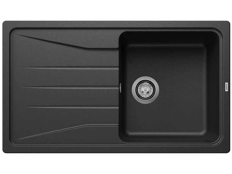 BLANCO 519671 Sona 5 S Kitchen Sink, Silgranit Puradur, Anthracite, Reversible, 1 Piece
