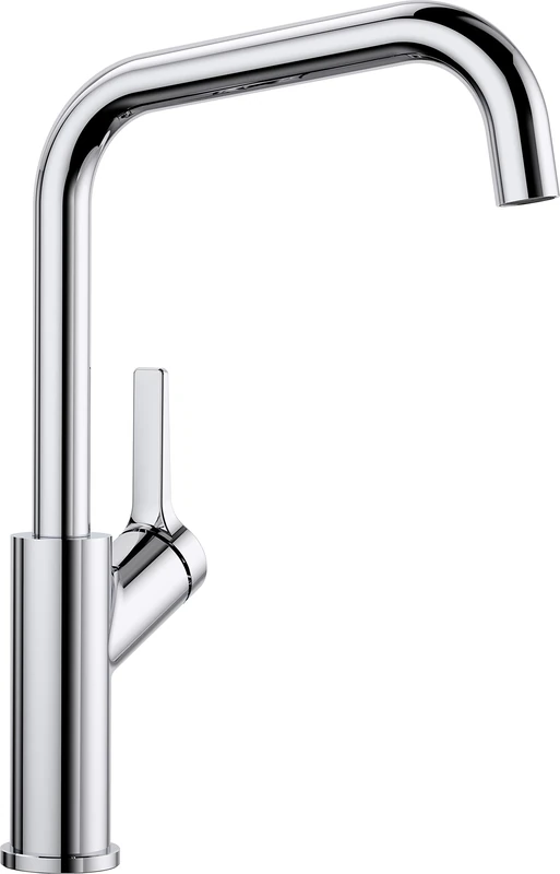 BLANCO JURENA | Kitchen Mixer tap in Chrome | High-Pressure | Non-Return Valve | Ceramic Cartridge | Assured Water Quality & Water-Saving | [11.1x25.2x35.3 cm]