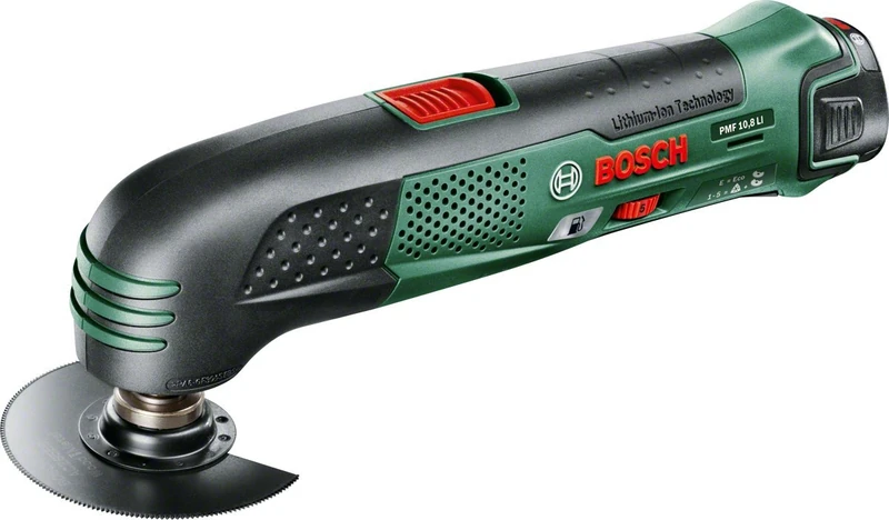 Bosch PMF 10.8 LI Cordless Lithium-Ion All-Rounder Featuring Syneon Chip (1 x 10.8 V Battery, 2.0 Ah)