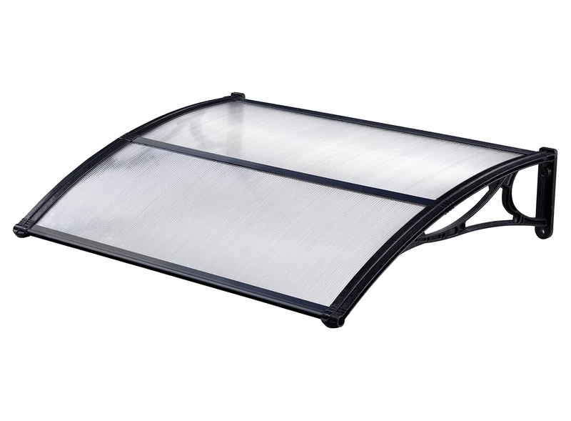 GARDEN FRIEND p1327022, Canopy ABS Depth 80 cm, Length 120 cm, Black