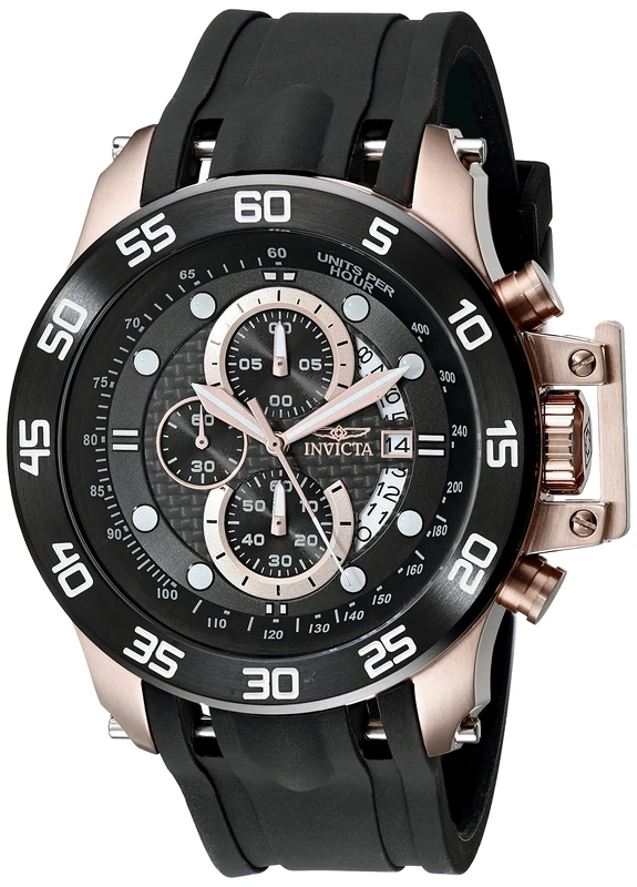 Invicta I-Force 19254 Men's Watch - Waterproof - Analogue - Quartz Movement - Stainless Steel with Black dial - 51mm