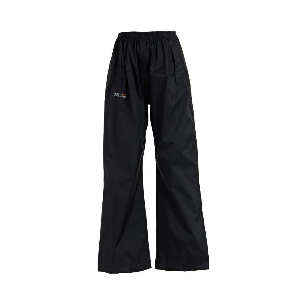 Regatta Women's Pack It Waterproof Overtrousers Black