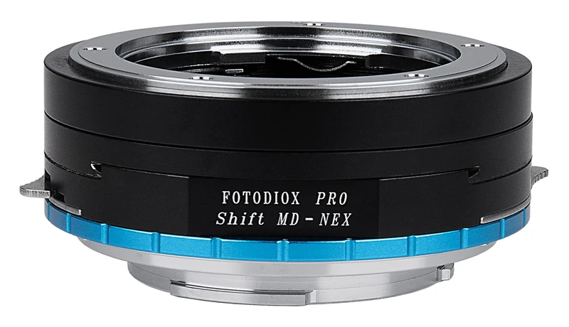 Fotodiox Pro Shift Lens Mount Adapter Compatible with Minolta MD Lenses to Sony E-Mount Cameras