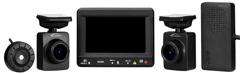 KOONLUNG K1S 2-CHANNEL FULL HD + GPS HIDDEN DRIVING RECORDING SYSTEM