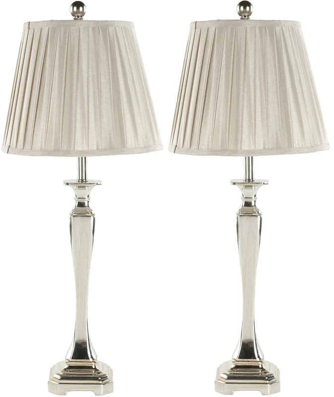 SAFAVIEH Modern Arylic Table Lamps - Set of 2, in Champagne