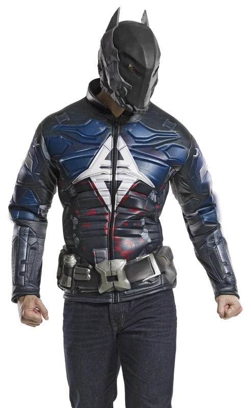 Rubies Men's Dc Comics Arkham Knight Batman Muscle Chest Costume Top Adult Sized, Shown, XL Multi - Image 1
