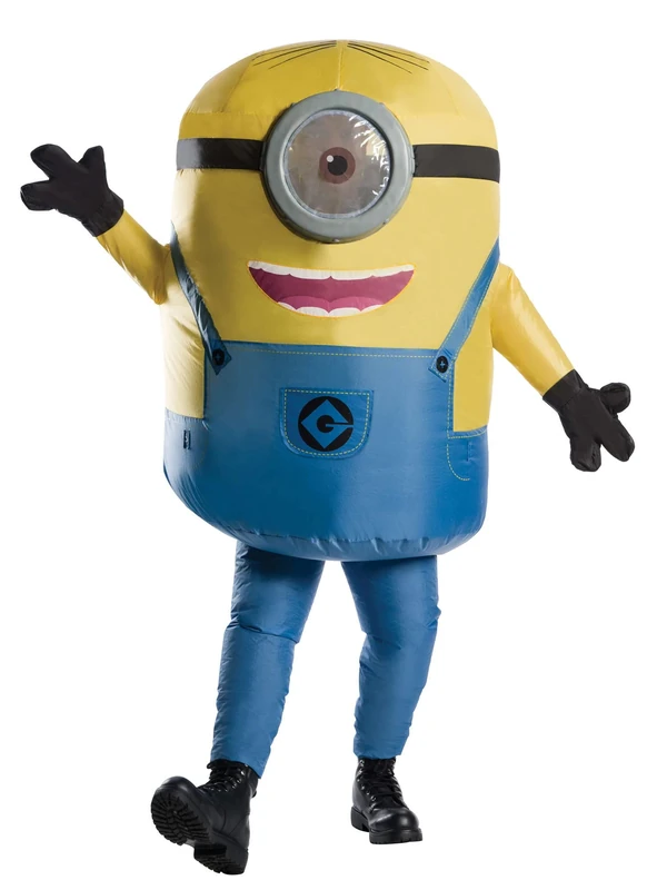 Rubies Official Minions Stuart Inflatable Adult Costume (One Size) Halloween, World Book Day