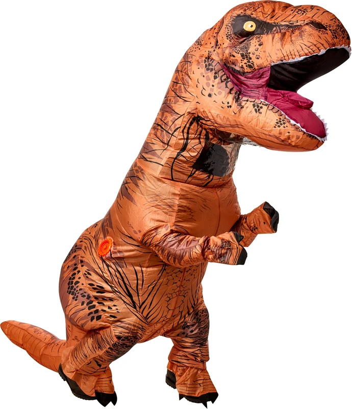 Official Rubies 810481NS000 Standard Adult Mens Inflatable T-Rex Costume Jurassic Park Jurassic World