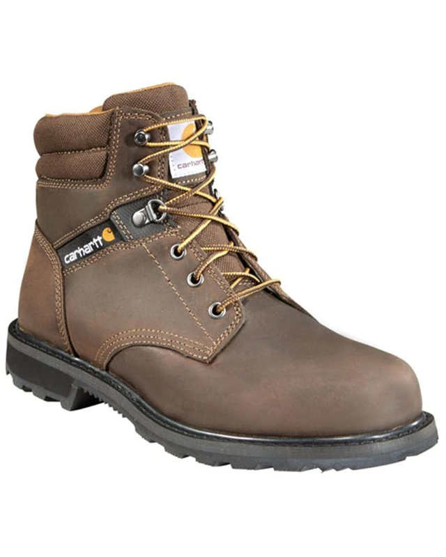 Carhartt Men's 6 Work Safety Toe NWP-M, Crazy Horse Brown Oil Tanned, 12 M US