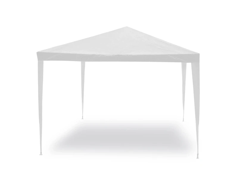 Linea Garden Friend Gazebo, Steel Structure, PE Roofing, White, 3 x 3 m