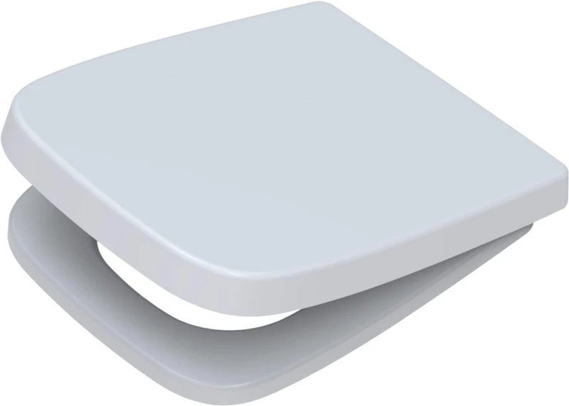 Avoner P Pagette Toilet Seat for Keramag Renova No. 1 Comprimo NEW, Weiß (mit Absenkautomatik), 45.2 x 37 x 5.8 centimeters