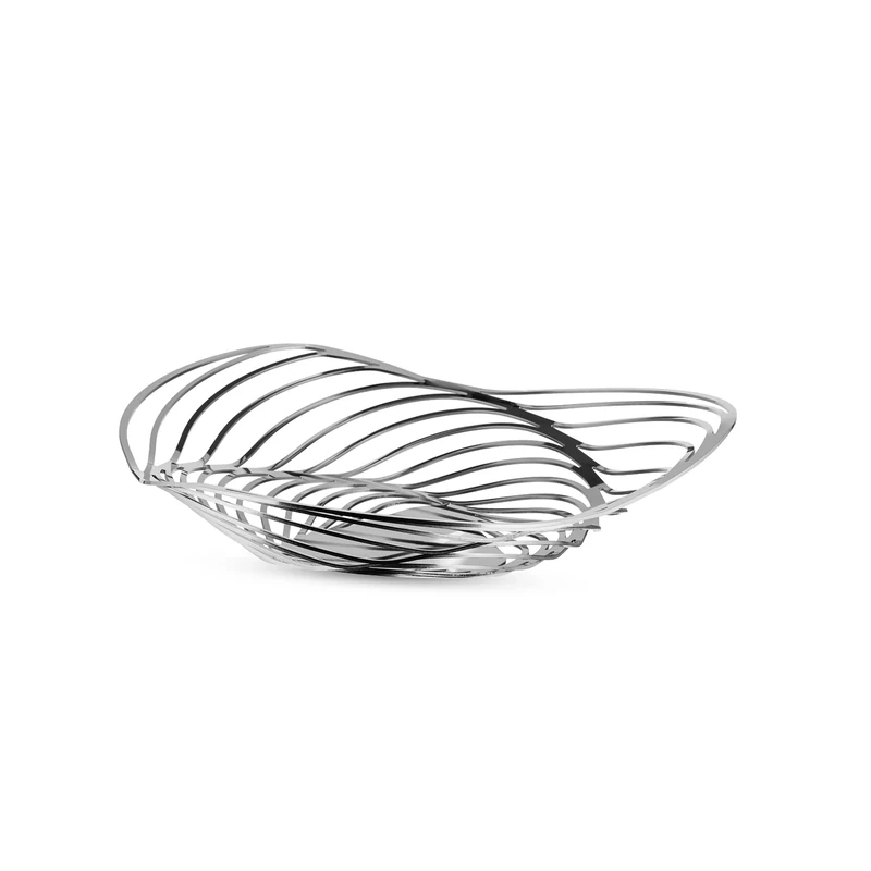 Alessi ACO03 Trinity Fruit Holder, Stainless_Steel Silver