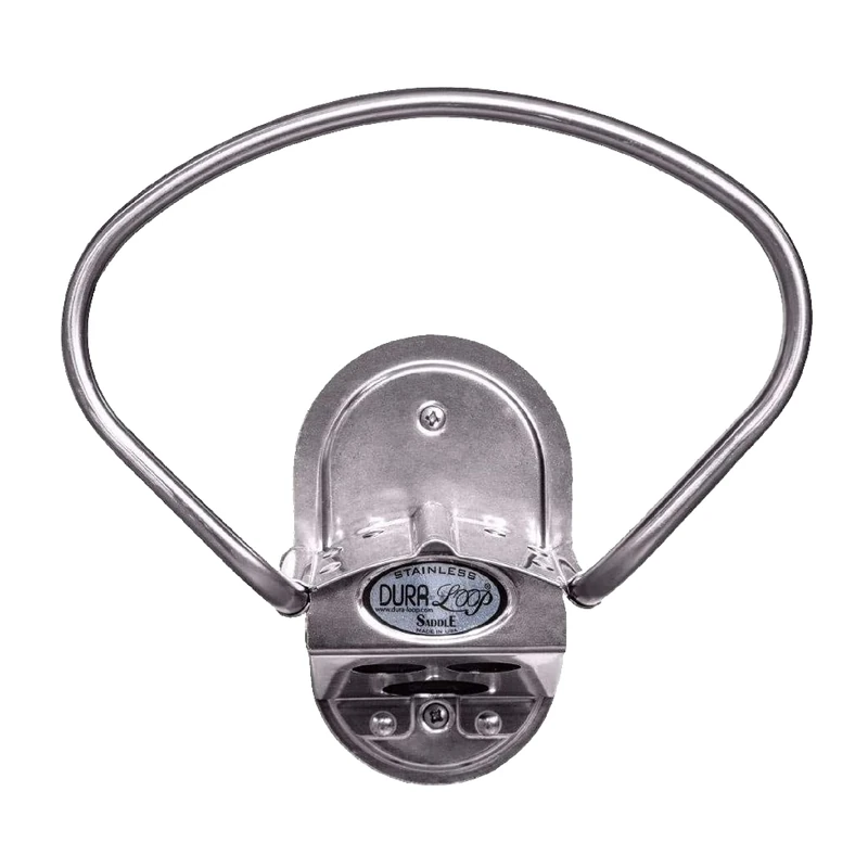 ACCU Stainless Steel Saddle Hose Holder - Garden Hose Holder for Walls, Garages, & Utility Rooms