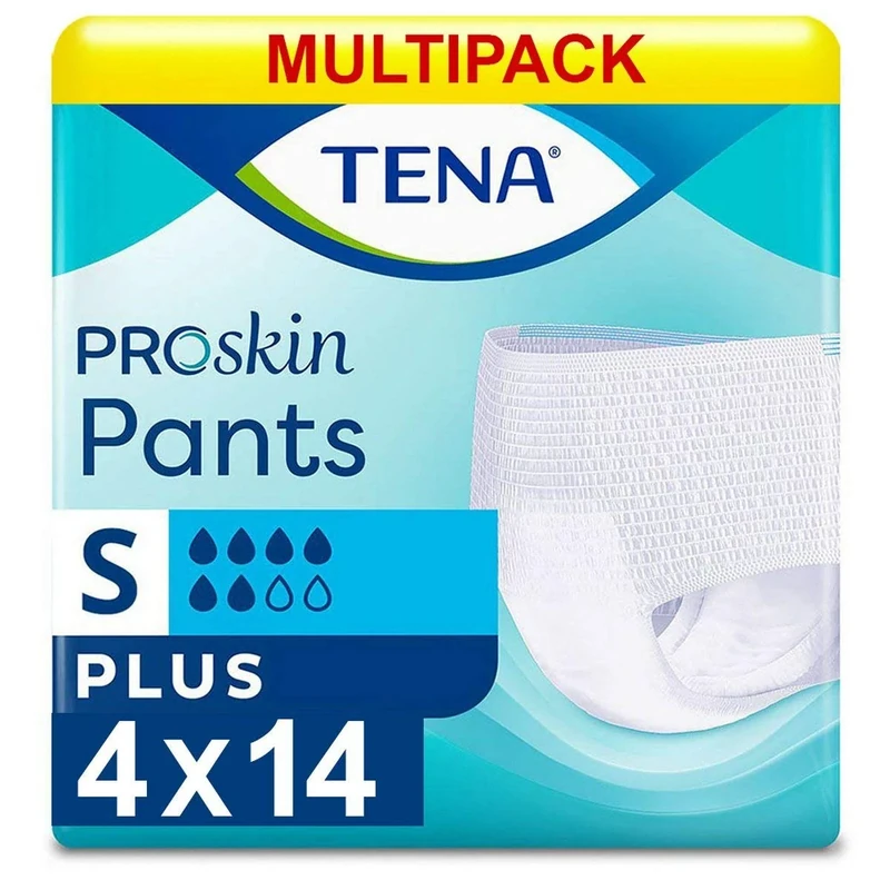TENA Incontinence Pants Plus Small 4 Pack