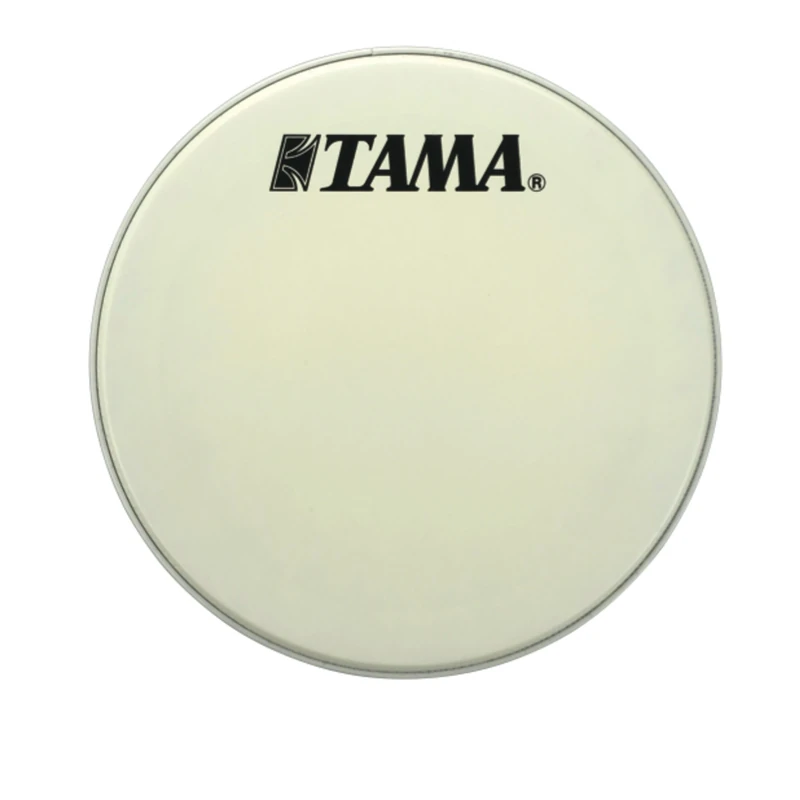 TAMA Bass Drum Front Head 20", White Coated w/TAMA Logo