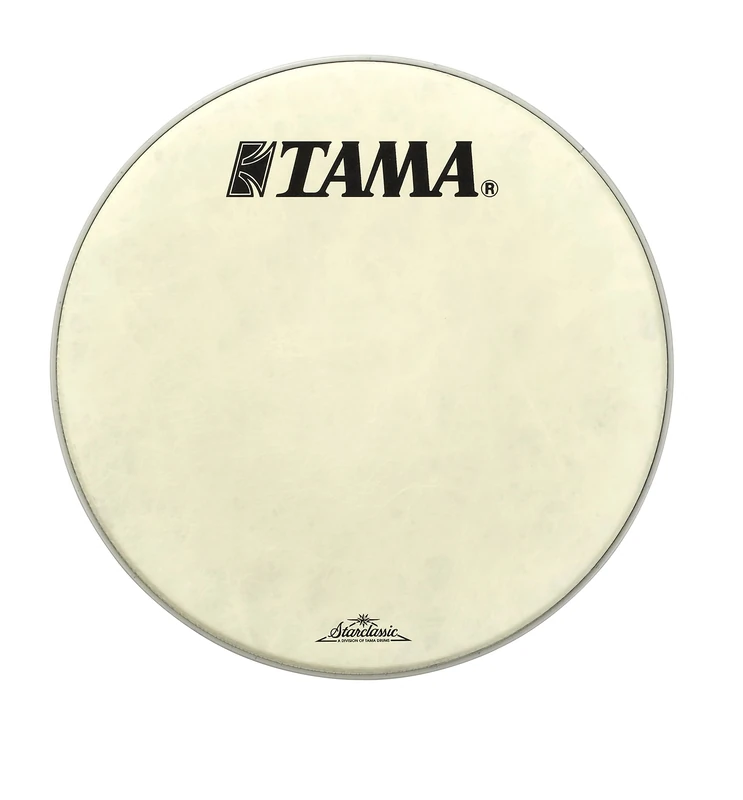 Tama FB24BMFS Bass Drum Front Head 24" White Fiber Laminated with Tama & Starclassic Logo