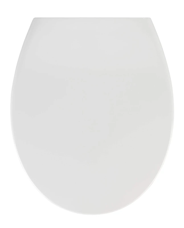 WENKO 21903100 Premium toilet seat Samos White Easy Close - soft closing mechanism, Duroplast, 37.5 x 44.5 cm, White