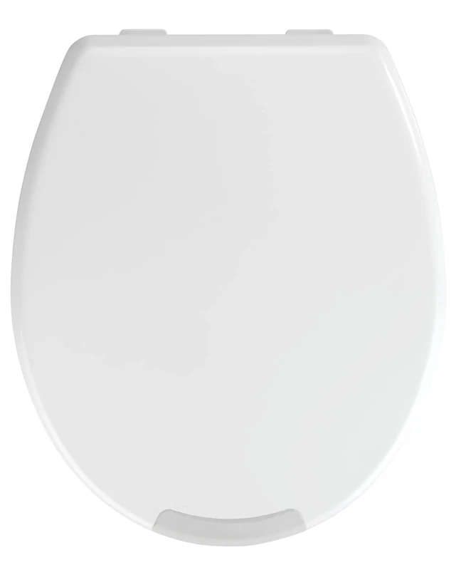 WENKO Secura Comfort Toilet Seat, Duroplast, White, 37 x 43.5 x 10 cm