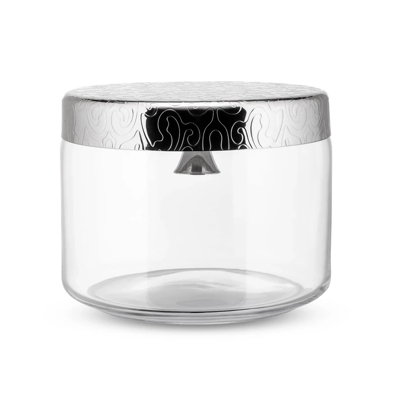 Alessi MW29 Dressed Glass Cookie Jar with Bell