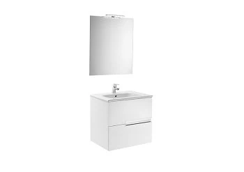 Roca A855844806 – Pack Victoria-N 600 White (Furniture, Basin, Mirror and Wall Mount)