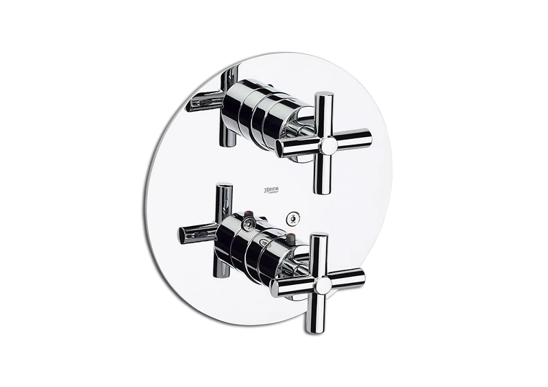 Roca A5A0743C00 - Built-in thermostatic bath or shower mixer, collection Loft, finish chrome