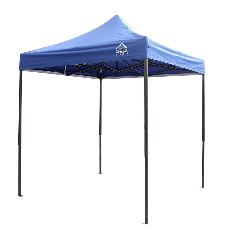 All Seasons Gazebos 2x2 Fully Waterproof Pop up Gazebo With Accessories - Royal Blue