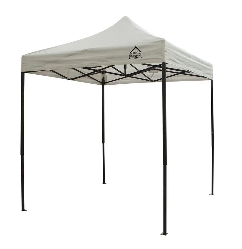 All Seasons Gazebos 2x2 Fully Waterproof Pop up Gazebo With Accessories - White