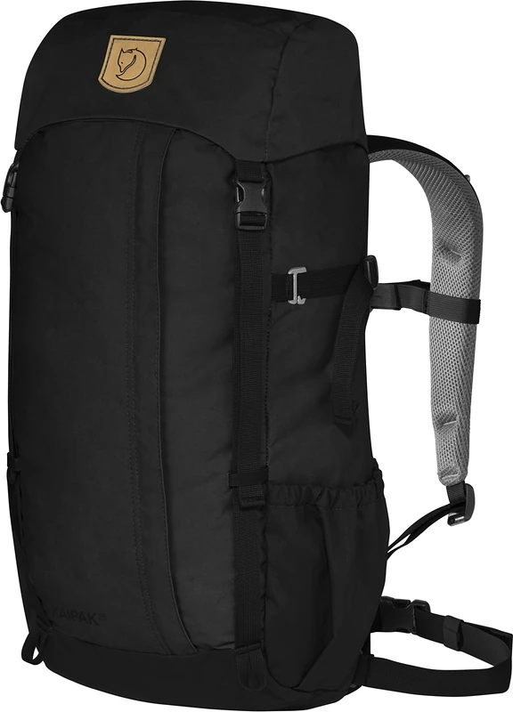 Fjallraven Unisex Adult Kaipak 28 Trekking Backpack - F27084-Black, 28 x 21 x 57 cm/28 Litre