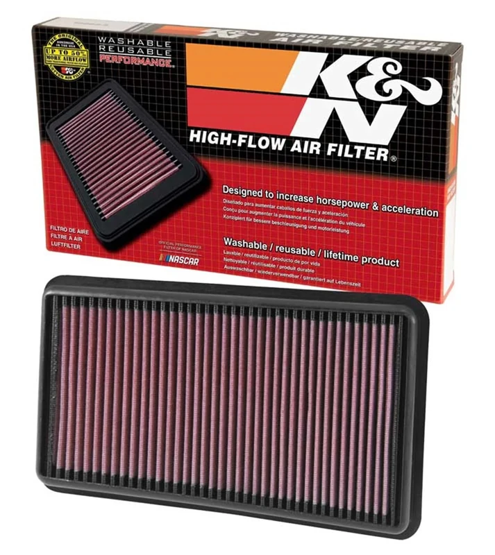 K&N Filters 33-5025 Washable and Reusable Car Air Filter