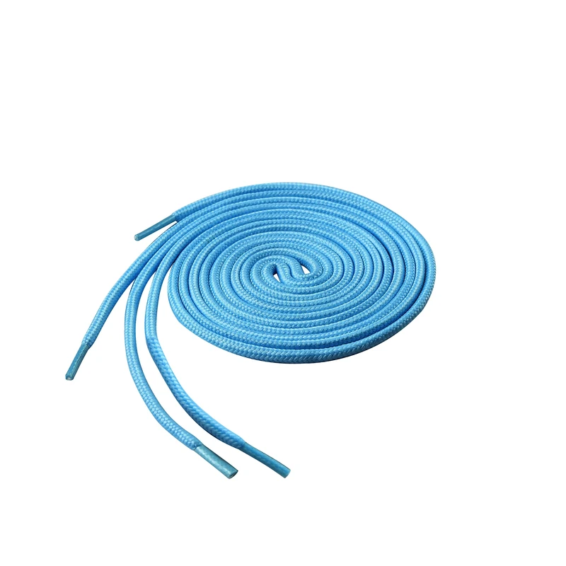 Underground Kulture Shoelaces Round Light Blue Coloured Replacement Colour For Trainers Sneakers Universal Sports Unisex Skate Shoe Laces