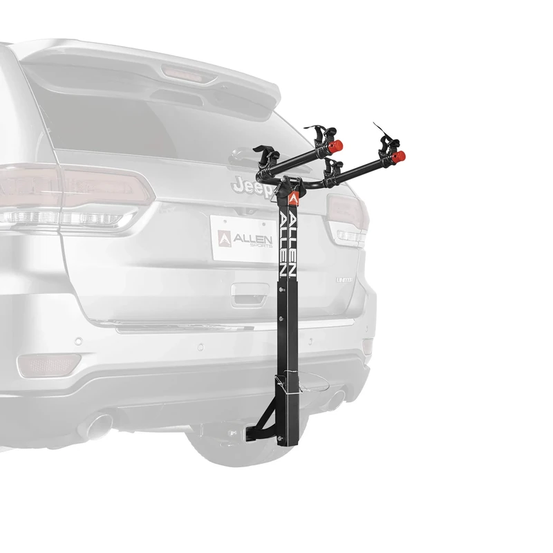 Allen Sports USA Deluxe 2 Hitch Mounted Bike Carrier - Black, 2-Inch
