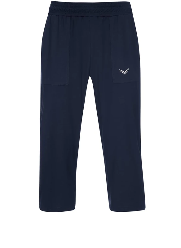 Trigema Men's 637291 Sports Trousers, Blue (Navy 046), 60 (EU) - Image 1