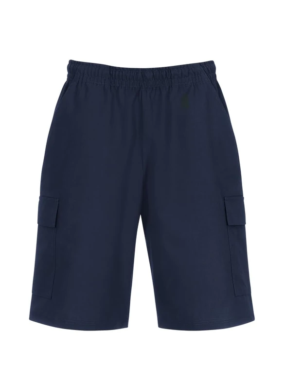 Trigema Men's Shorts Blue Blau (navy 046) 34