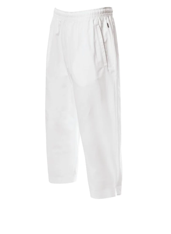 Trigema Men's 615292 Sports Trousers, White (white 001), L (Manufacturer Size: L)