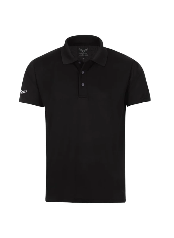 Trigema Men's Trigema Herren Polo-shirt Coolmax Polo Shirt, Black - Schwarz (schwarz 008), XX-Large