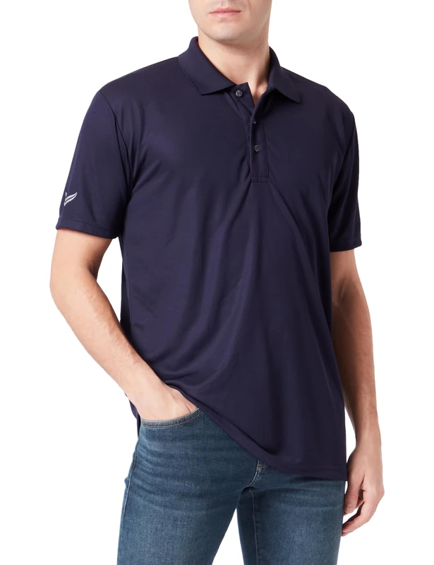 Trigema Men's Polo Shirt Blue Blau (navy 046) XX-Large