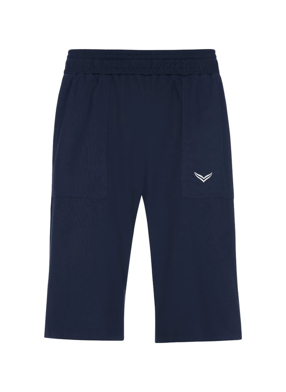 Trigema Men's Trousers Blue Blau (navy 046) Large